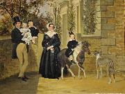 John Frederick Herring Thomas Dawson and His Family Spain oil painting artist